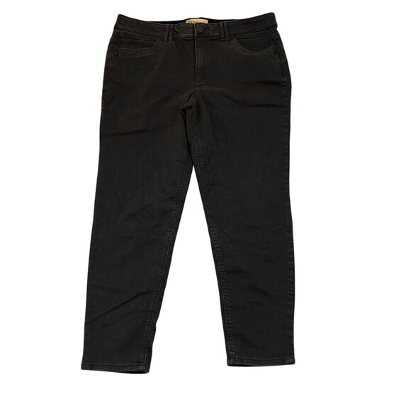 Democracy Women's Jeans Size 16 Slimming Ab Technology Skinny Black Casual - Picture 1 of 10